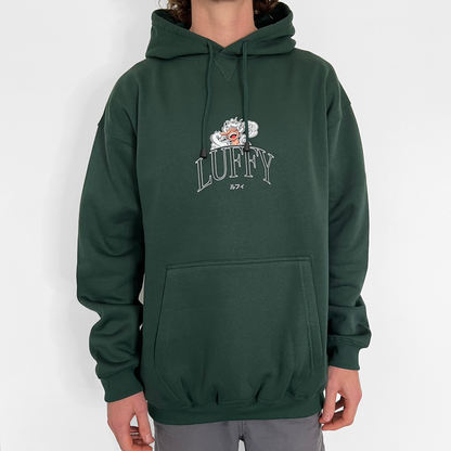 Luffy Hoodie (Bottle Green)