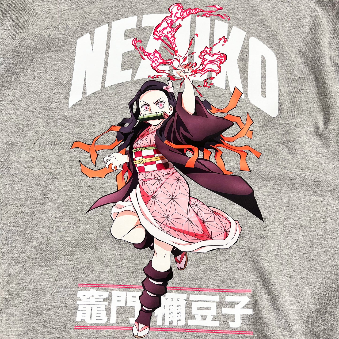 Nezuko Tee (Heather Grey)