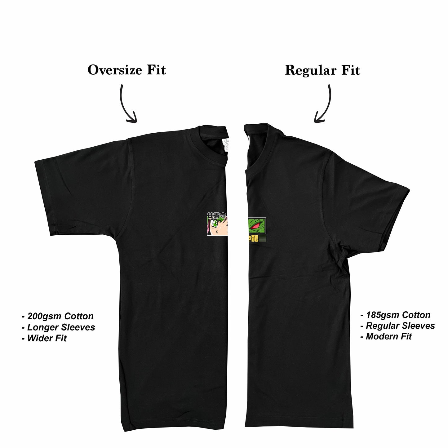 Black Tee - mangastreetwear