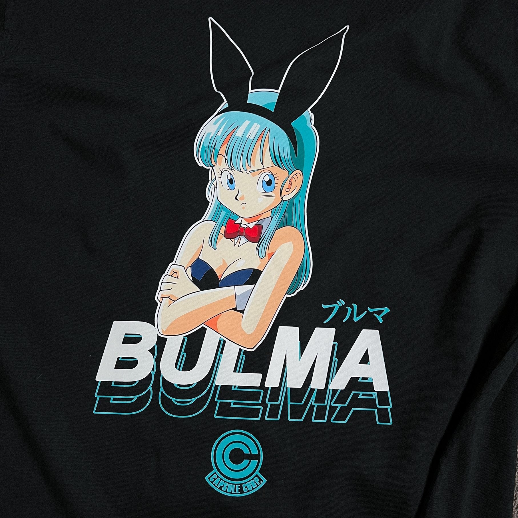 Bunny Bulma Tee (black) - mangastreetwear