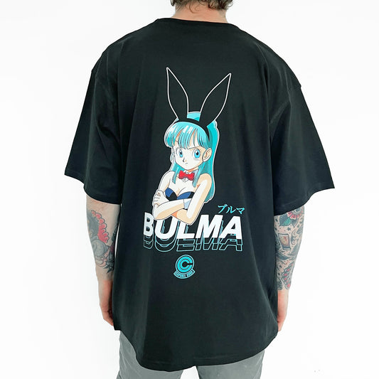 Bunny Bulma Tee (black) - mangastreetwear