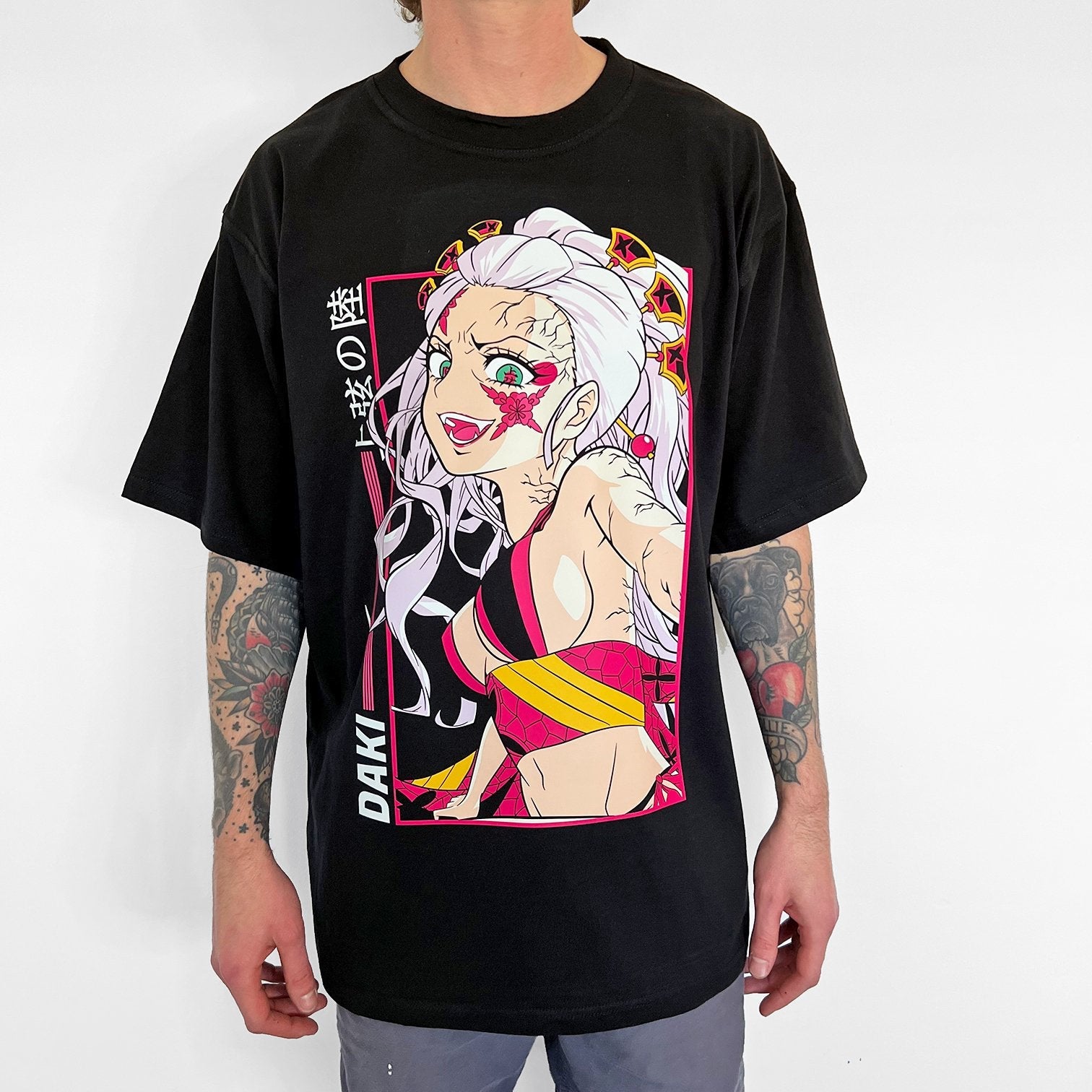 Daki Tee (Front Print) - mangastreetwear