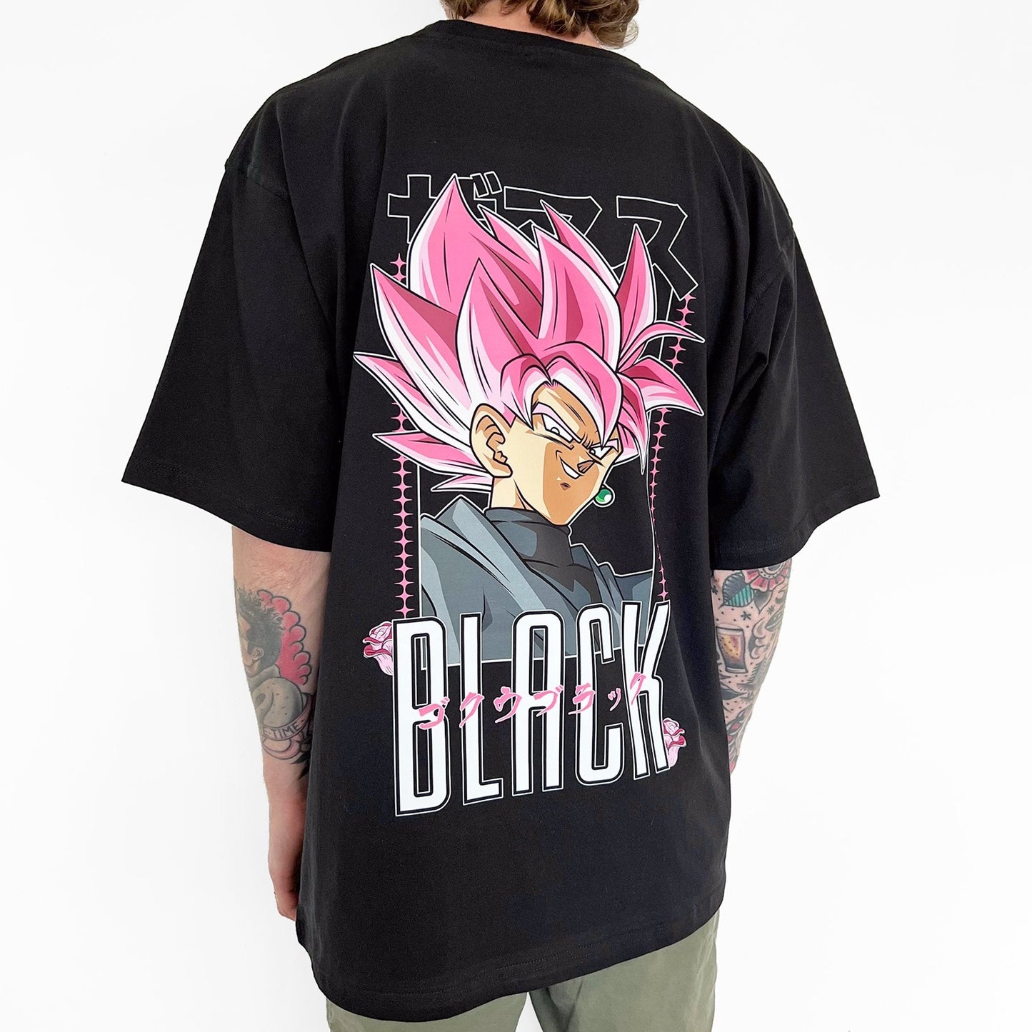 Goku Black SSJ Rose Tee - mangastreetwear