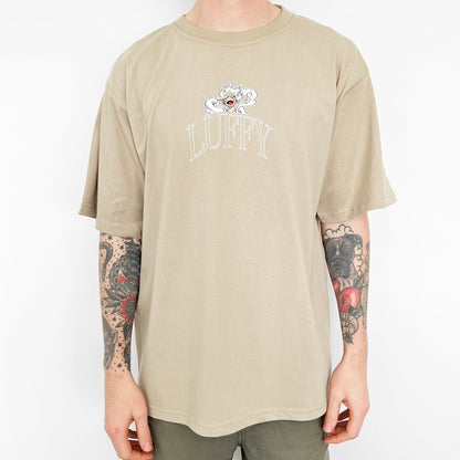 Luffy Tee (beige) - mangastreetwear