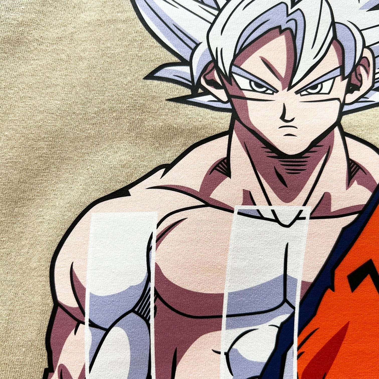 UI Goku Tee (beige) - mangastreetwear