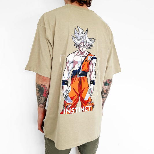 UI Goku Tee (beige) - mangastreetwear